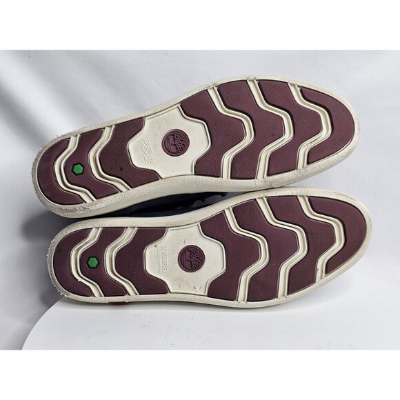 Timberland Amherst Blue Canvas Mid Top Chukka Sneakers Women's 9.5 - Picture 6 of 8